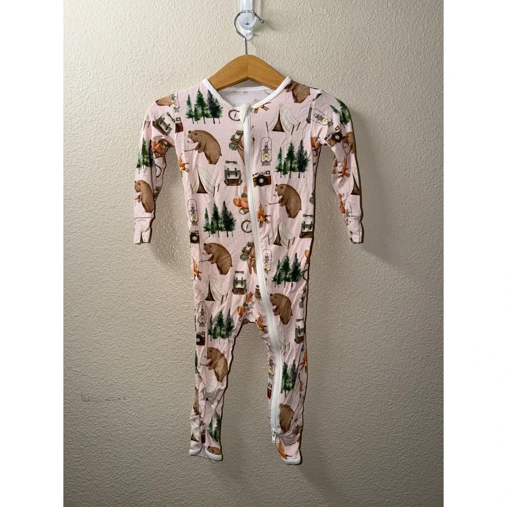 Girls KicKee Bamboo Sleeper Size 9-12 Months